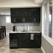 Basement kitchenette